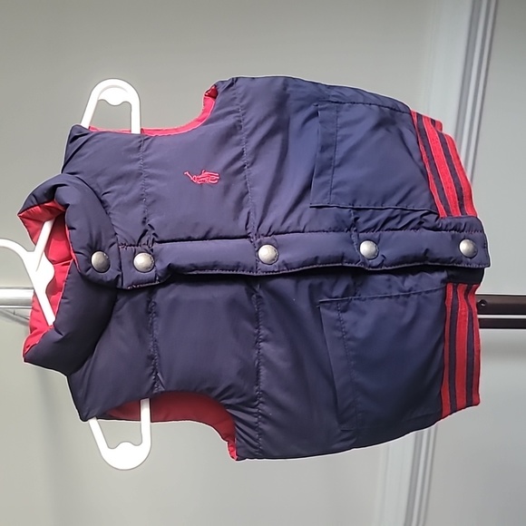 Polo by Ralph Lauren 2T Red & Navy Blue Vest - Picture 4 of 5